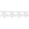 Ekena Millwork Underwood Architectural Grade PVC Running Trim, 8"H x 5/8"P x 48"L RUNP08X0625X48UND - alternate 1